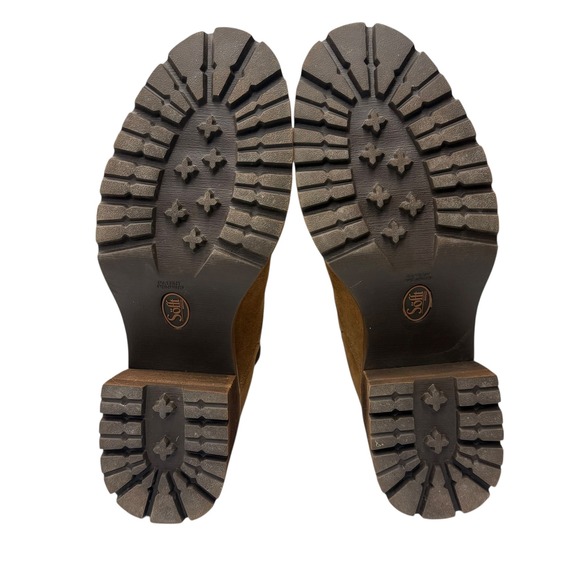 Söfft Women's Jordie Brown Suede Leather Chelsea Lug Heel Ankle Boots Size 9.5M - Picture 6 of 8